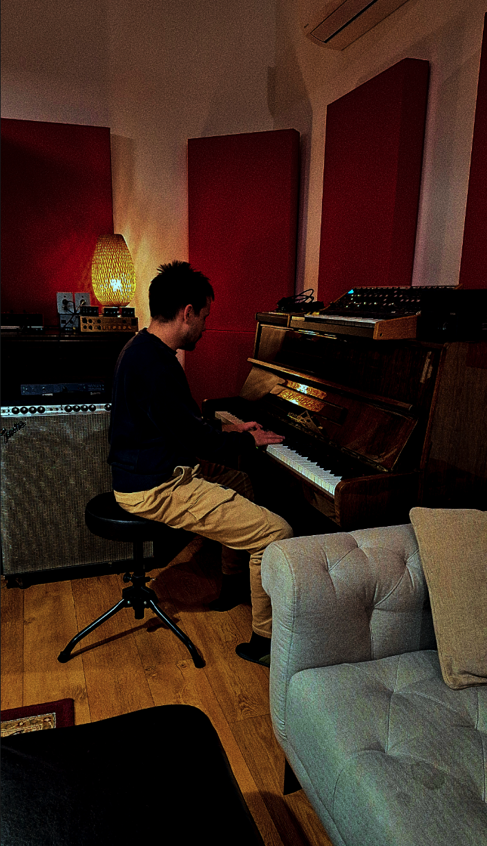 Piano in the studio